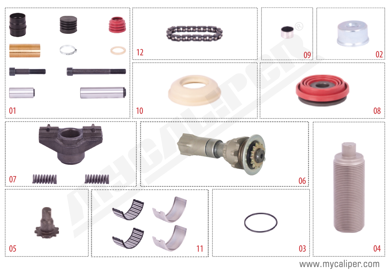 KIT REP. CALIPER CTO.