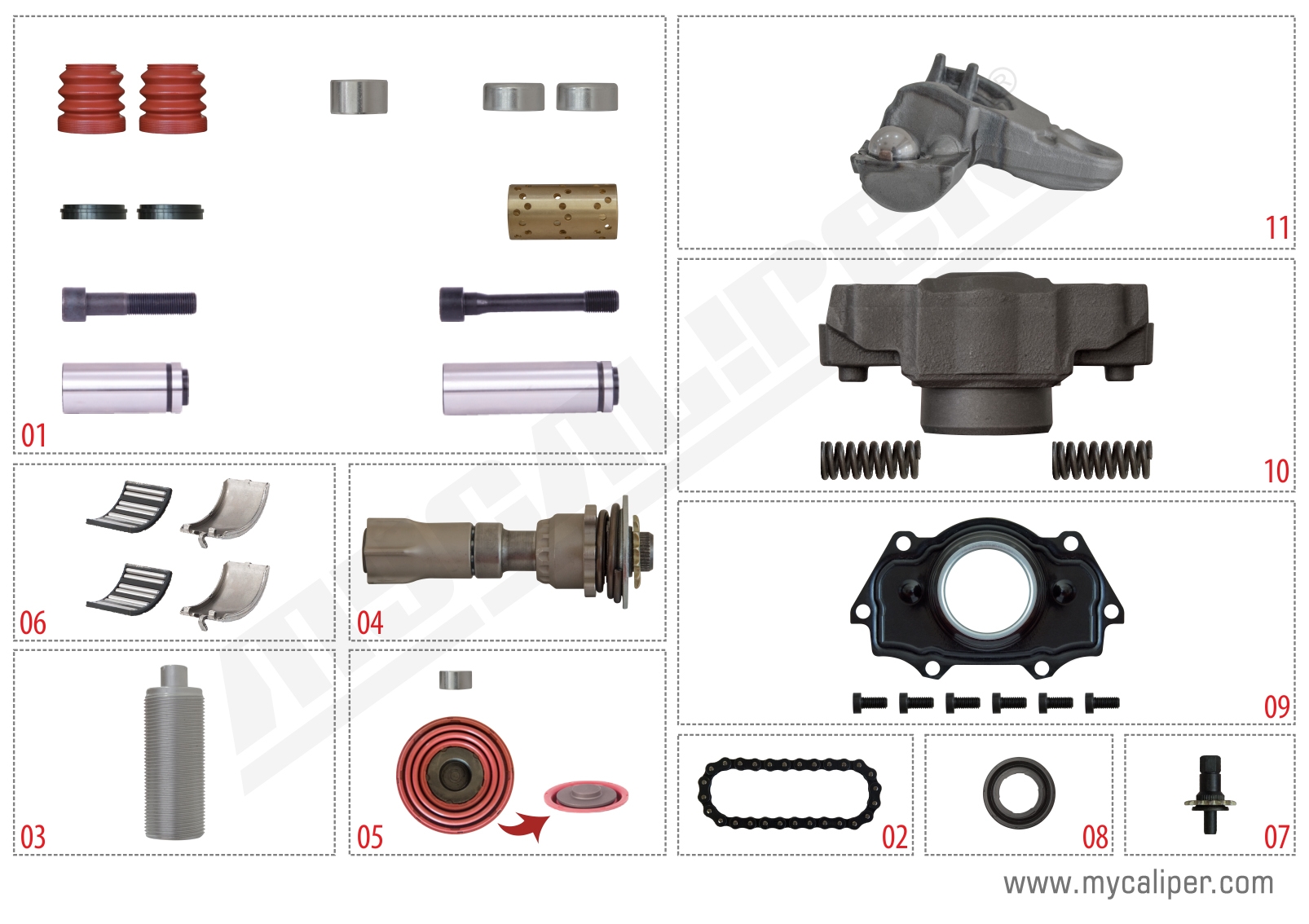 KIT REP. CALIPER CTO.