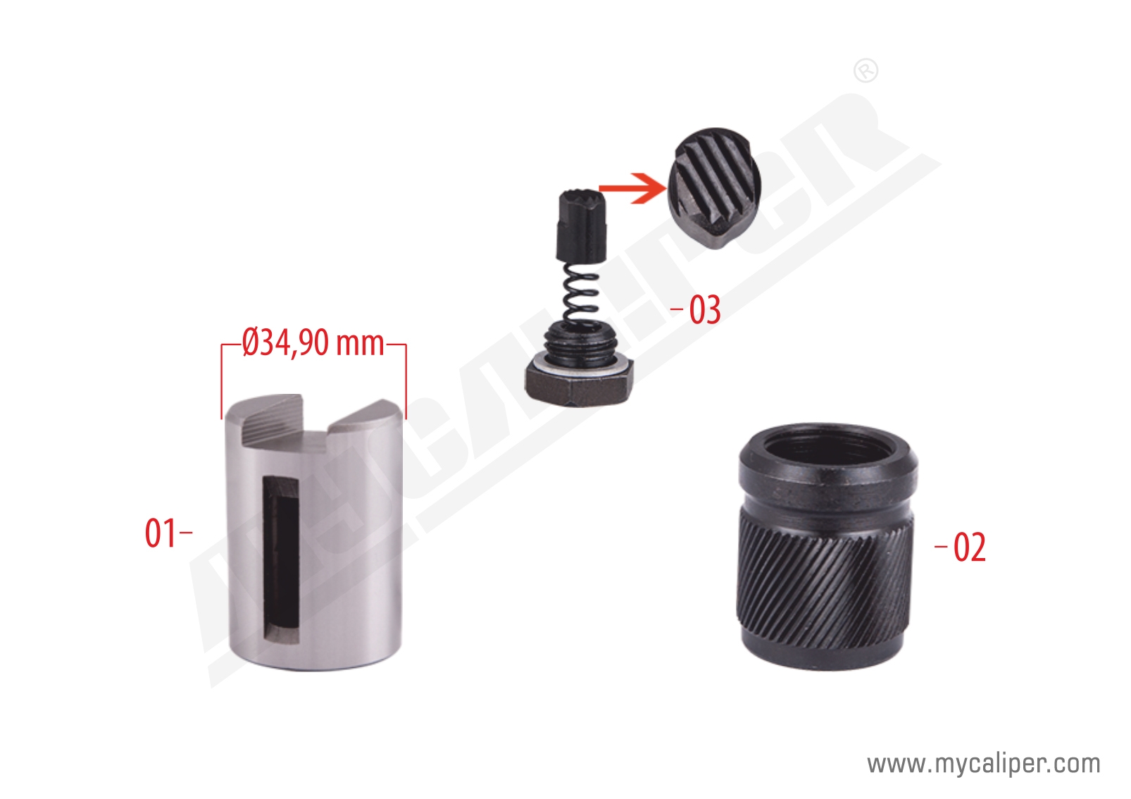 Kit de reparación de frenos Ajustador