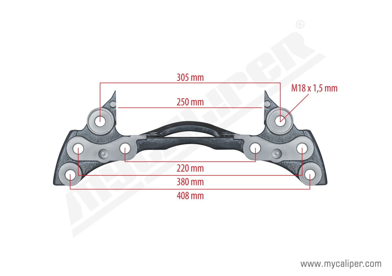 Pinza portadora para eje ROR