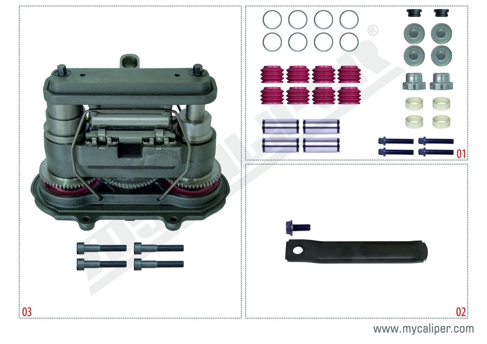 MARK IV (4) TYPE - Haldex Repair Set