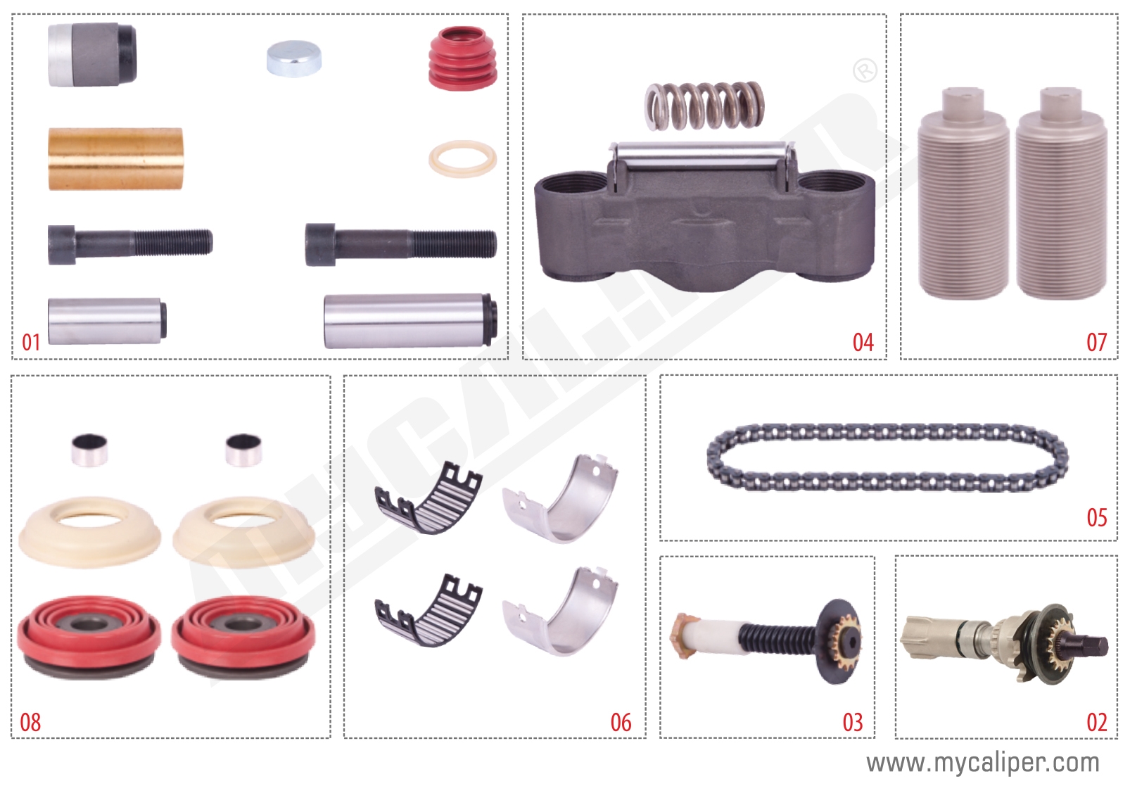 KIT REP. CALIPER CTO. Moderno 