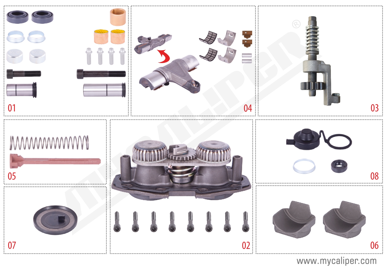 VOLVO SET NEW MODEL (ELSA 195/225 RADIAL/AXIAL -LEFT-RIGHT)