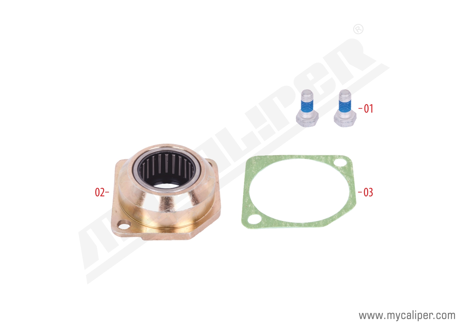 Cubierta Caliper Set Plate