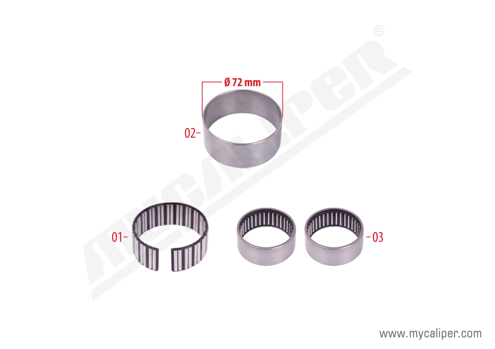 Caliper Bearing Repair Kit