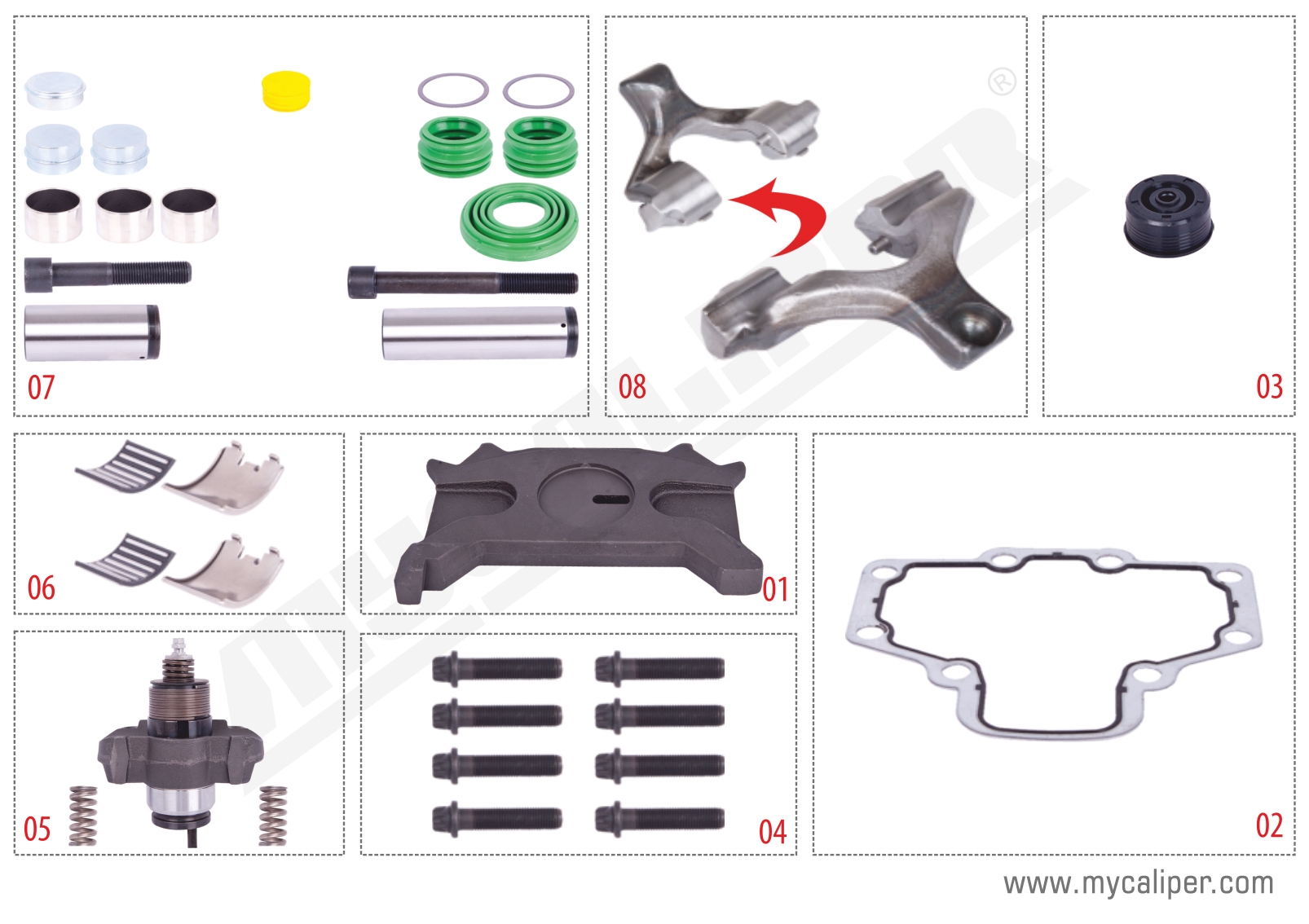 Saf Axle Pan 22 Set (Left)