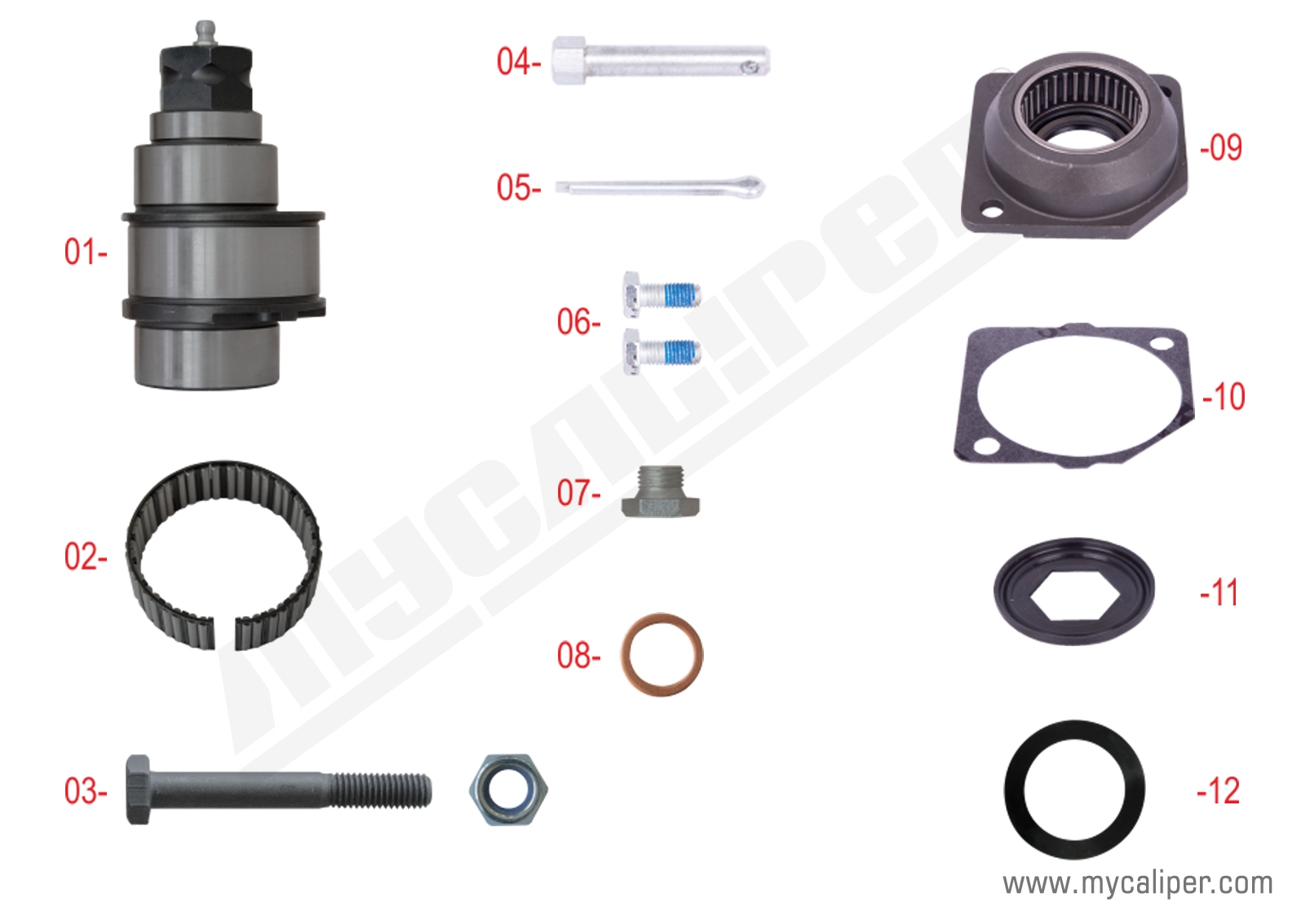 Kit de reparación de eje