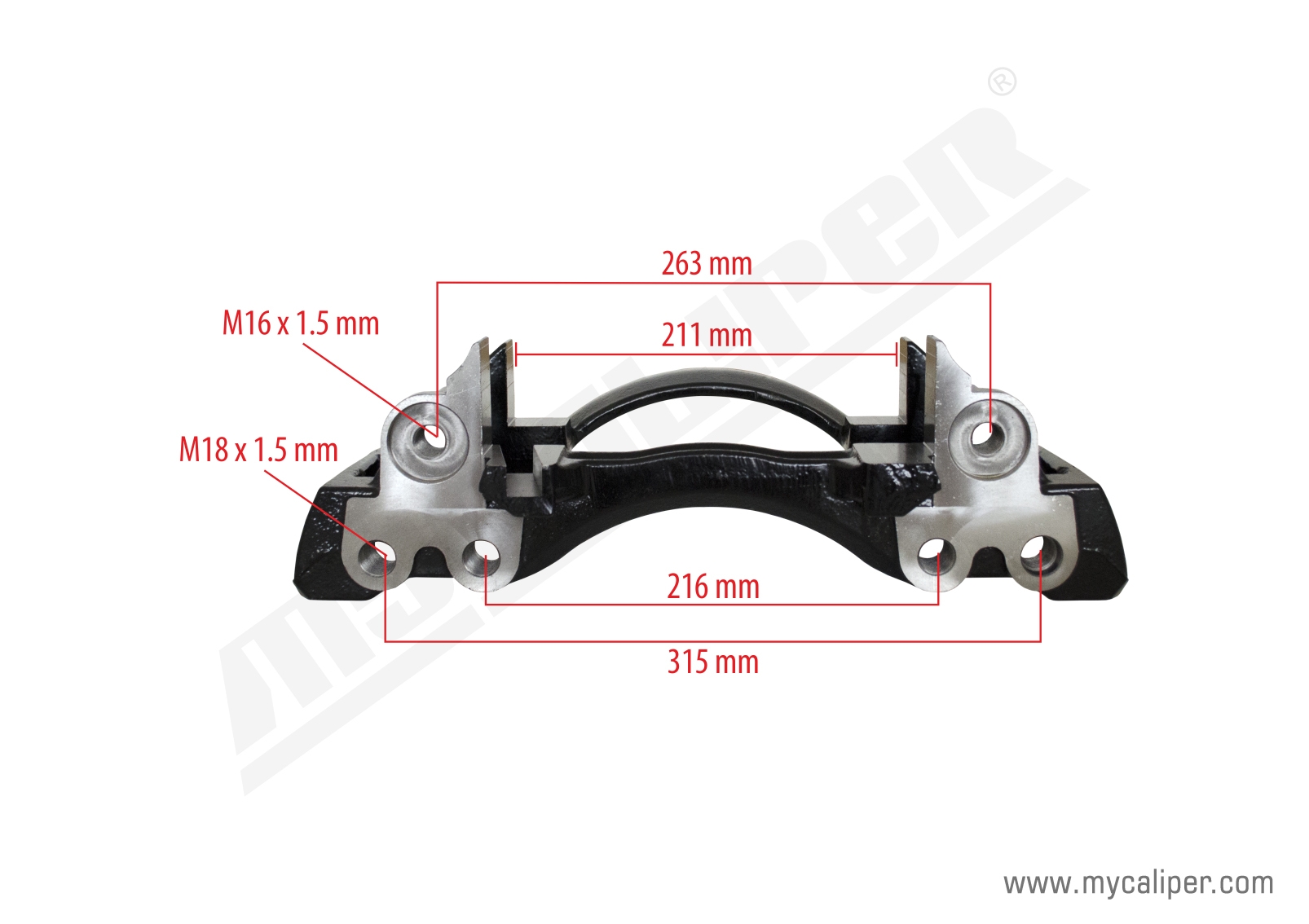 Wabco 19,5 Caliper Carrier Left 