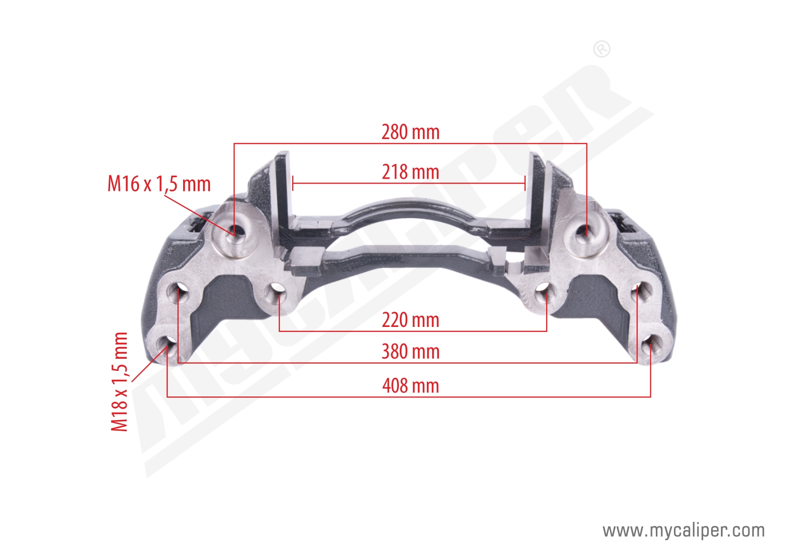 Wabco Maxx 22 Caliper Carrier Right 