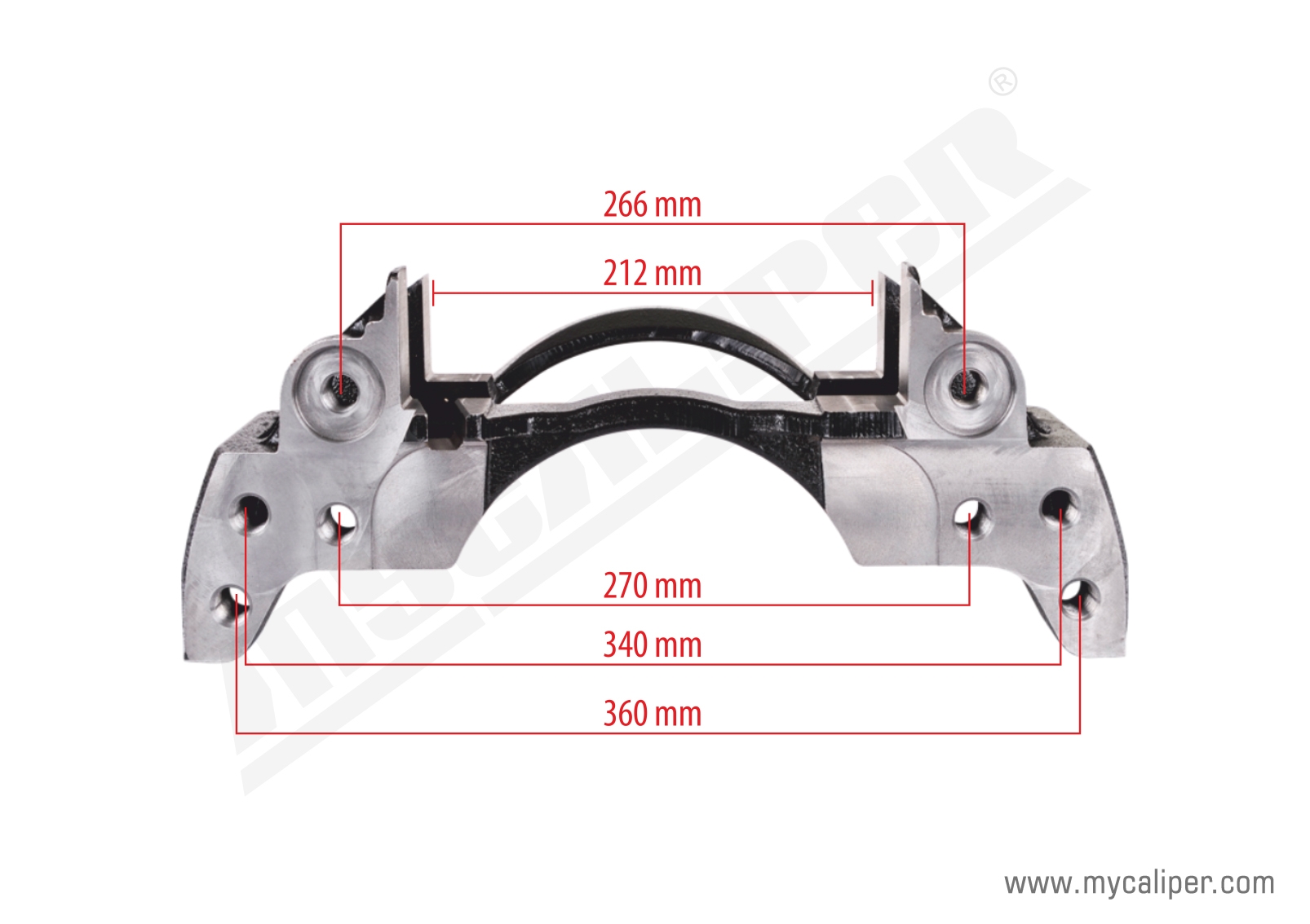 Wabco Pan 19 Caliper Carrier Left 